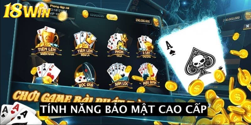 Tính năng bảo mật cao cấp tại nhà cái 18Win