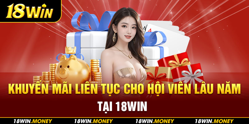 Khuyến mãi liên tục cho hội viên lâu năm tại 18Win